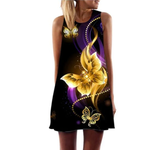 bohemian butterfly dress