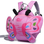 pink butterfly backpack with wings for little girls