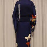 butterfly kimono purple clothing