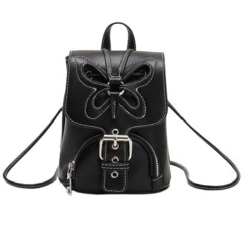 butterfly leather backpack