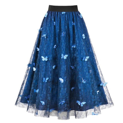 butterfly mesh skirt