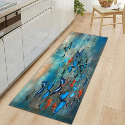 butterfly rug for kitchen