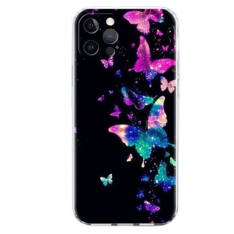 colorful butterfly phone case