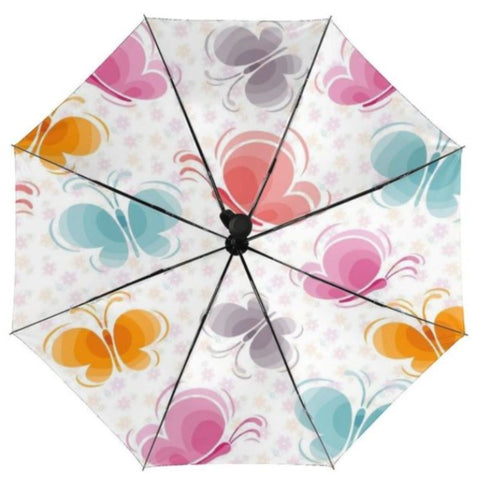 colorful butterfly umbrella