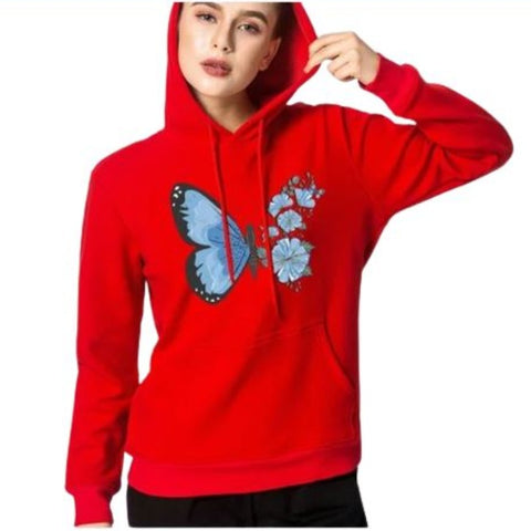 crimson butterfly sweater