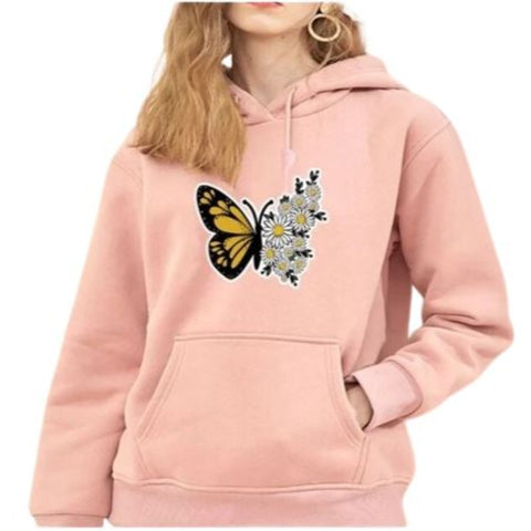 daisy butterfly pullover
