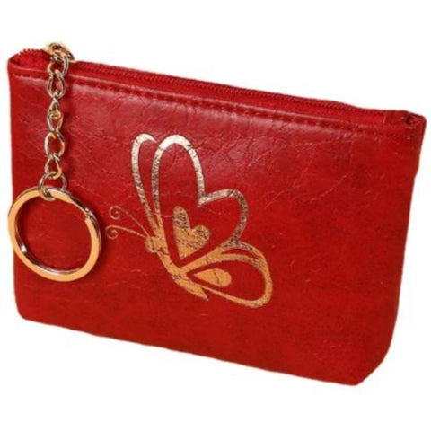 dark red butterfly wallet