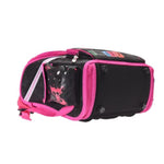 deep pink butterfly travel backpack