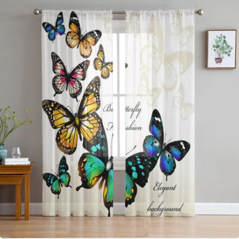 elegant butterfly curtains