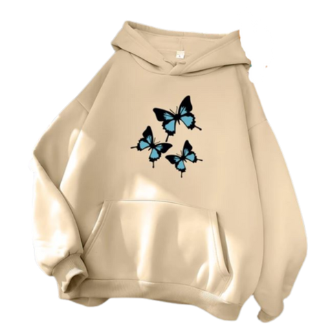 khaki butterfly pullover