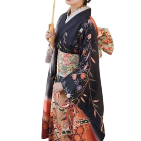 Geisha Butterfly fashionable Kimono