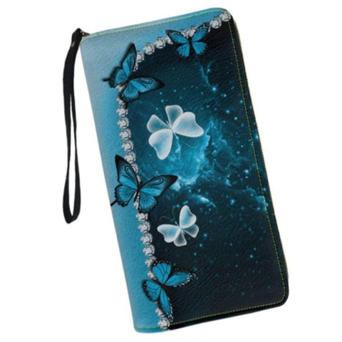 exquisite butterfly wallet for ladies