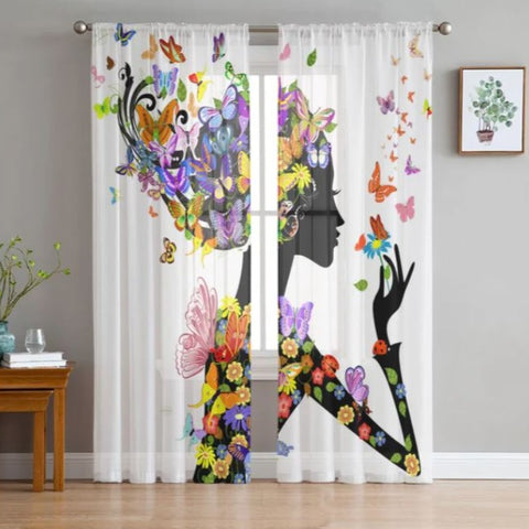 fairytale butterfly curtains