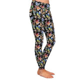 feathered butterfly leggings for women