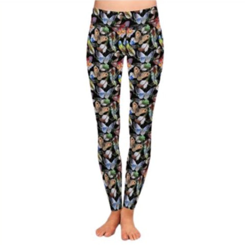 feathered butterfly leggings