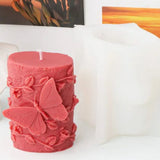 floral butterfly candle mold for decoration
