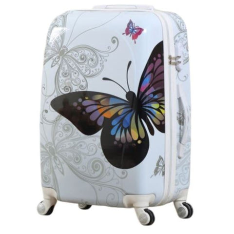 fritillary butterfly suitcase