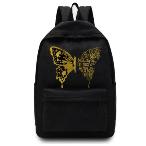happiness butterfly backpack