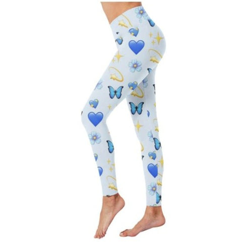 heart and butterfly leggings