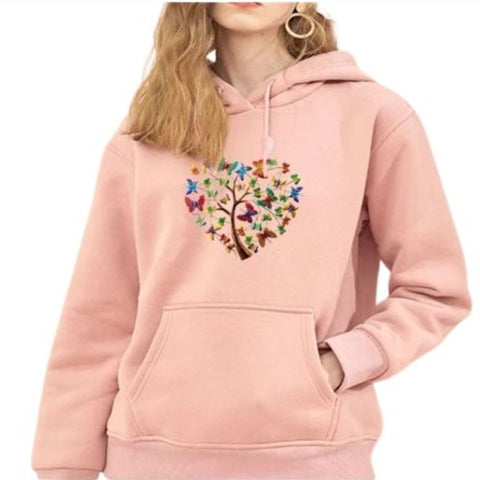 heart butterfly sweater