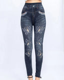 high waisted butterfly leggings for ladies