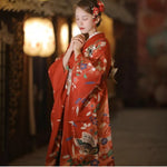 Peony and Butterfly Kimono Robe yukata