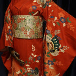 Traditional Butterfly and peony Kimono