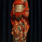 Peony and Butterfly Kimono Robe japanese