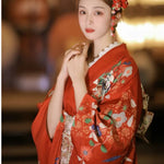 Traditional Butterfly red Kimono