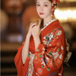 Peony and Butterfly classic Kimono Robe