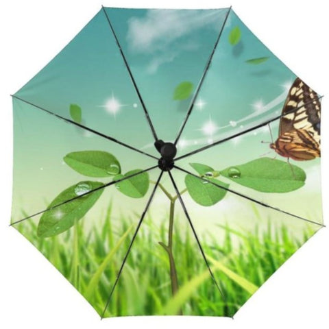 leaf butterfly umbrella