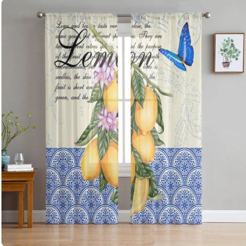 lemonny butterfly curtains