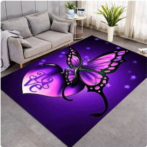 lovely butterfly rug