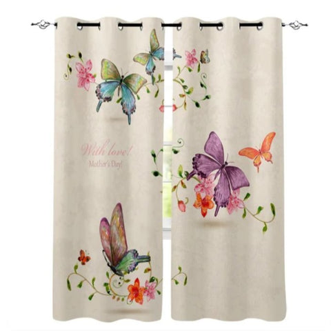 moccasin butterfly curtains