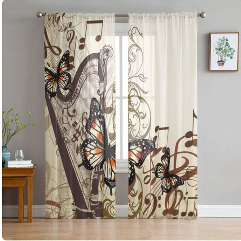 monarch butterfly curtains