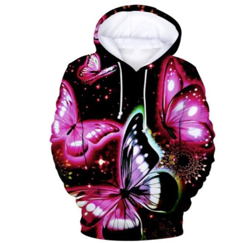 morpho butterfly hoodie