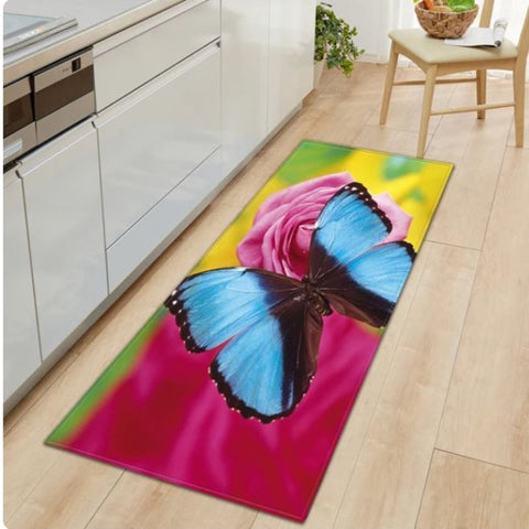morpho butterfly rug