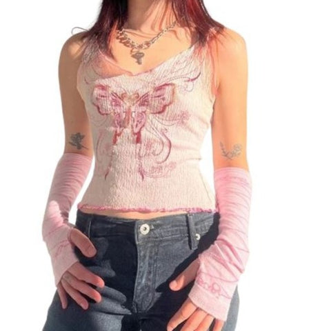 Butterfly Tank Top Camisole