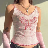 Butterfly Tank Top Camisole for women