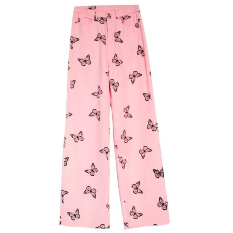 Pink Butterfly Pants | BUTTERFLY KINGDOM