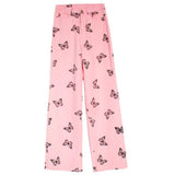 pink butterfly pants