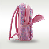 open pink unicorn butterfly backpack