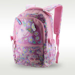 pink unicorn butterfly travel backpack 