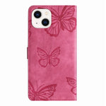 aesthetic pink wallet phone case butterfly