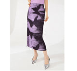 cute purple butterfly skirt