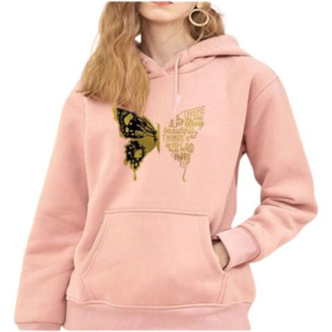 quote butterfly pullover
