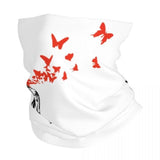 red butterfly bandana design
