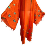 red butterfly kimono for women