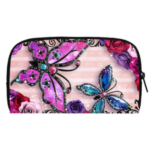 rhinestone butterfly wallet