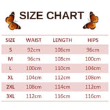 size chart for beige butterfly pants